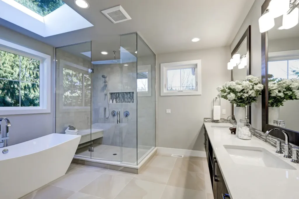 shower glass doors