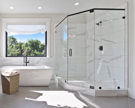 shower glass door
