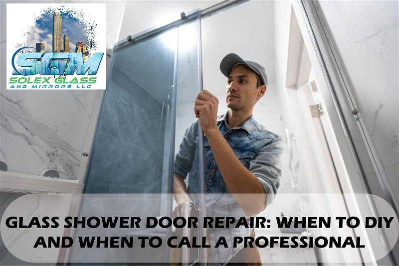 glass shower door repair