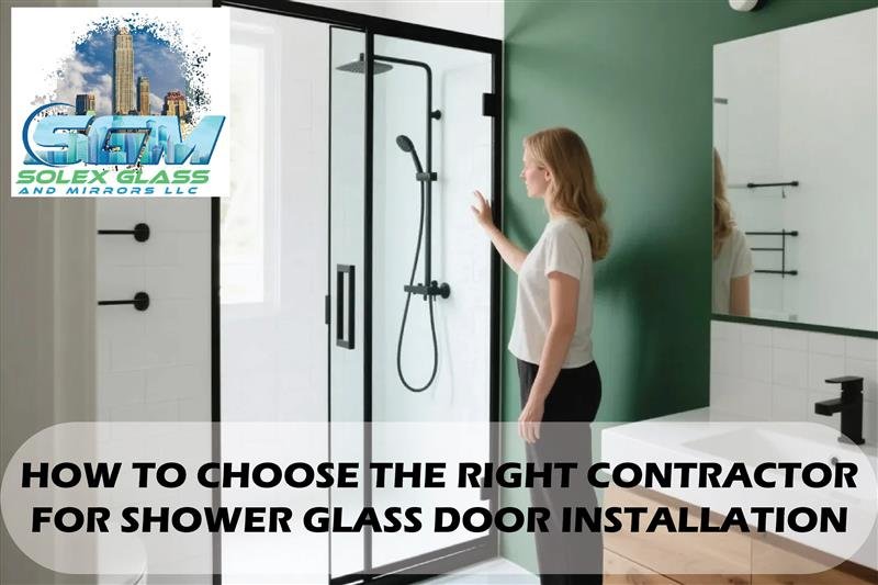 Shower Door Installation