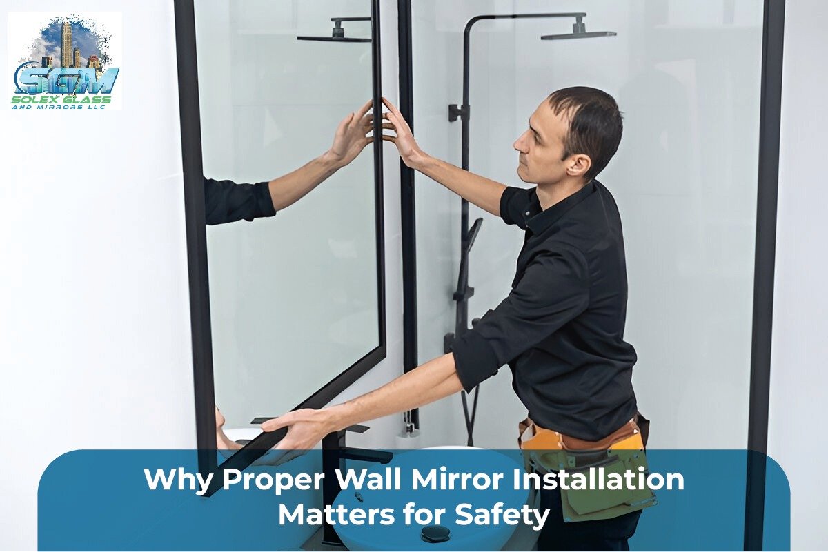 wall mirror installation